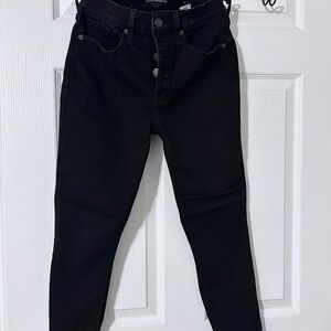 KanCan Women's High Rise Black Jeans